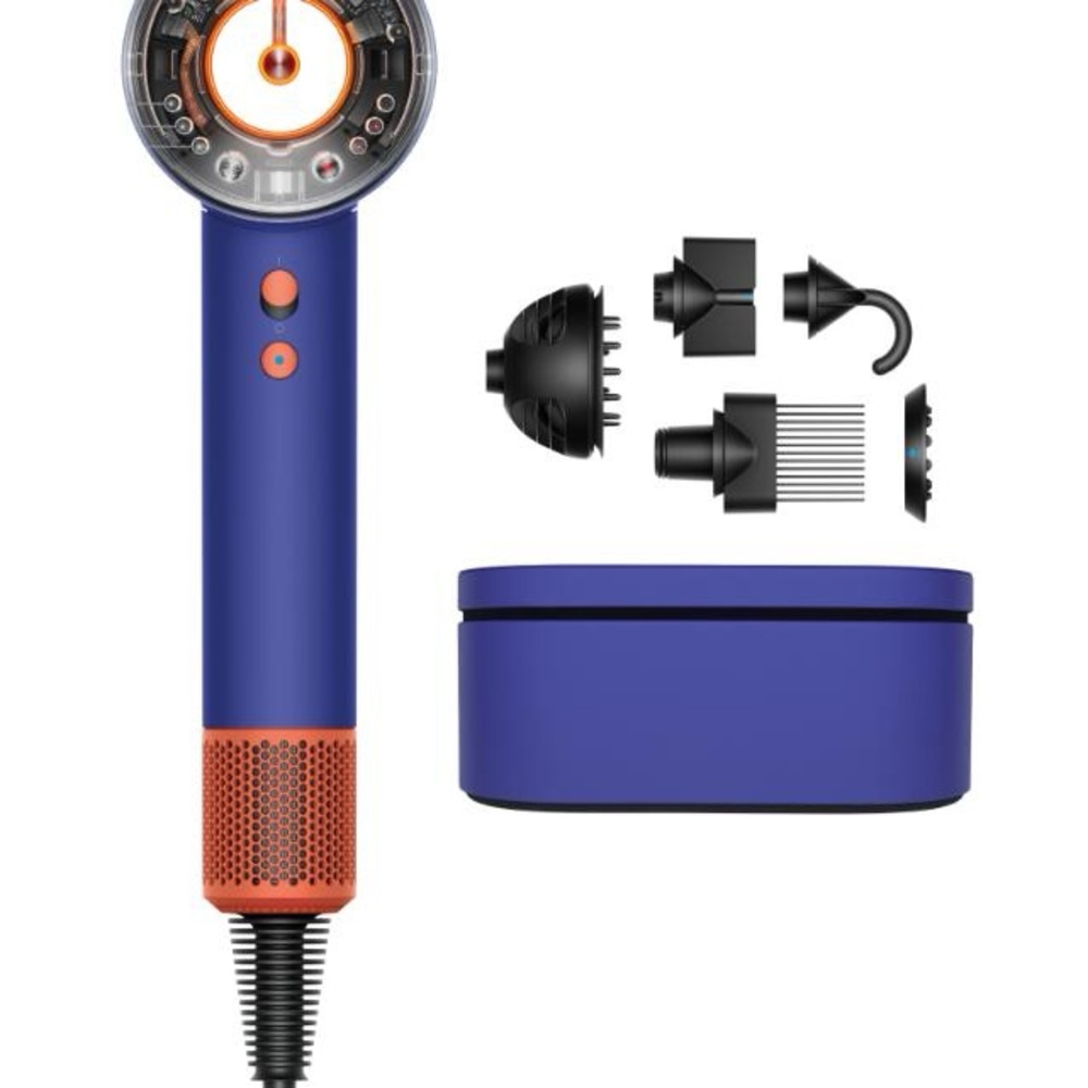 Dyson Supersonic Nano Hair Dryer in Blue and Orange